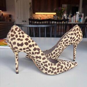 Emerson Fry Black and White Patterned Heels